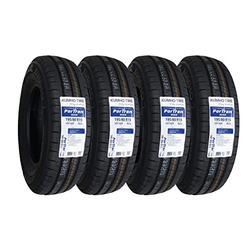クムホ(KUMHO) サマータイヤ PorTran KC53 195/80R15 107/105R 4本セット